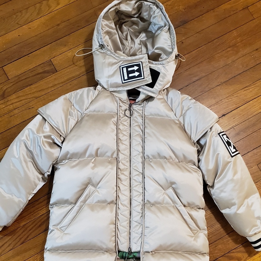 Off-White Maxi Tech Puffer Coat - image 1